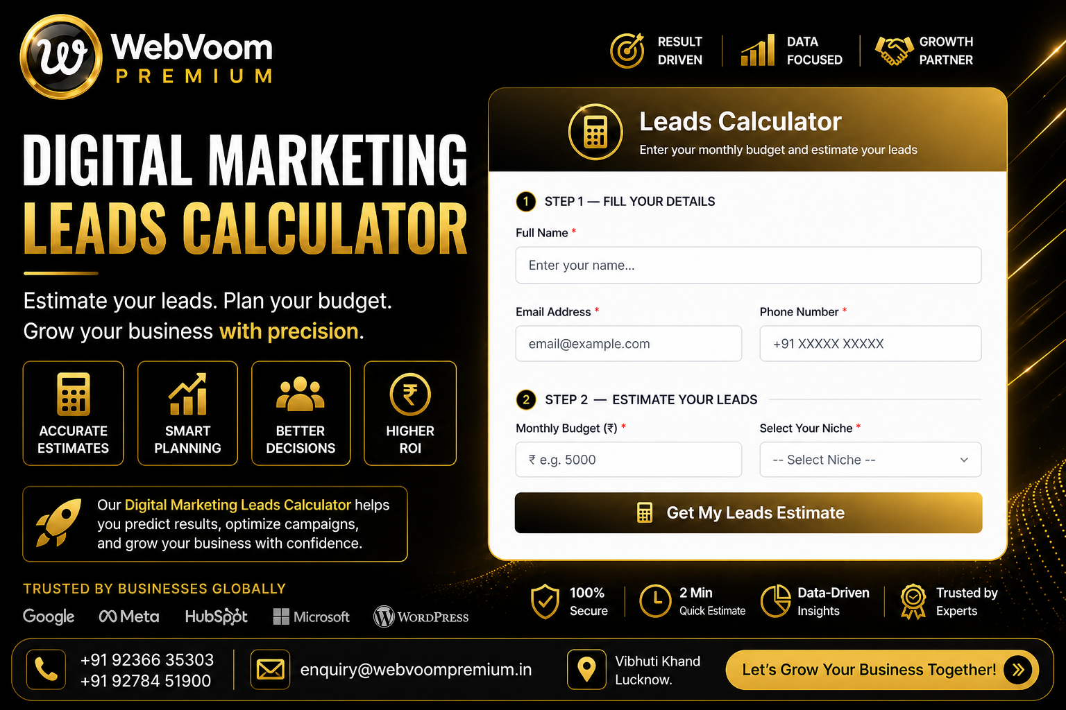 Digital Marketing Calculator