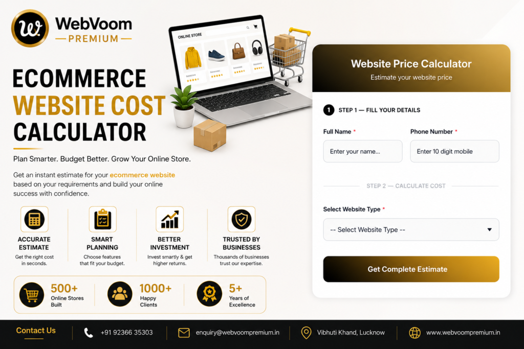 Ecommerce Website Cost Calculator